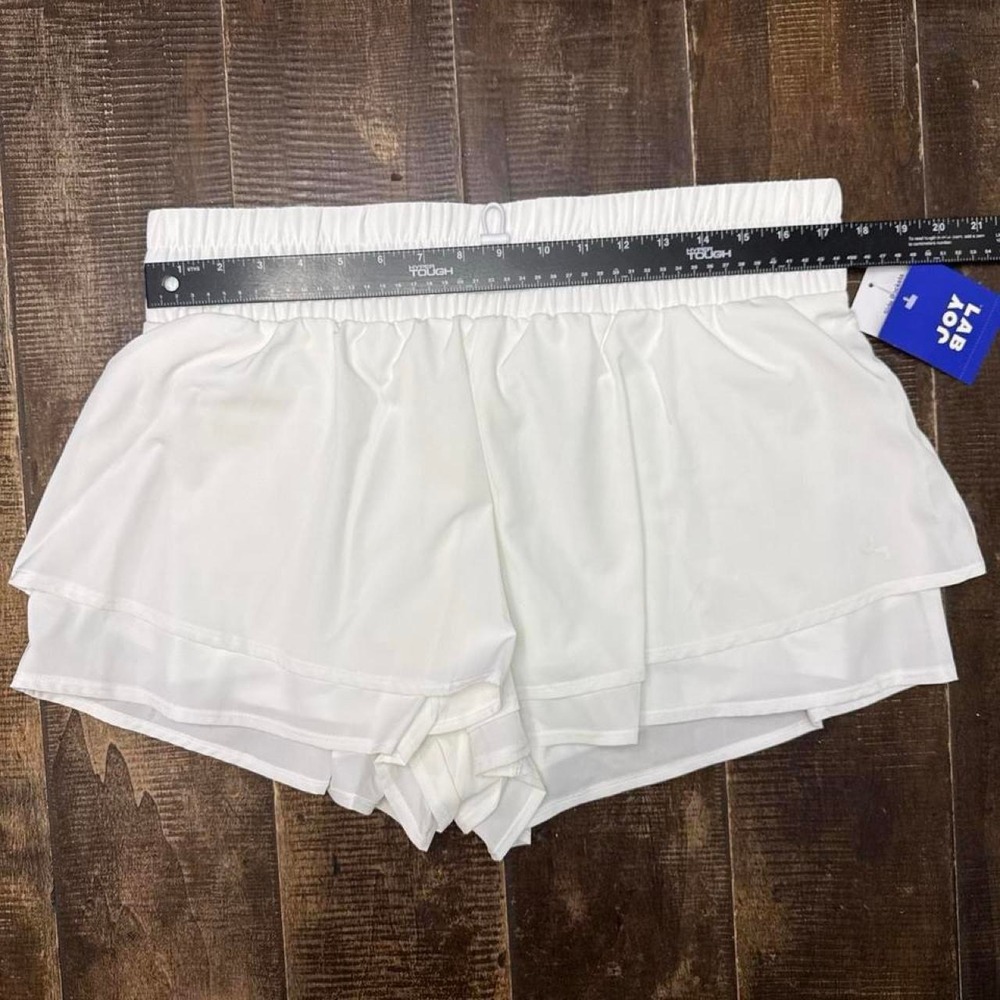 JoyLab Women's Mid-Rise Double Layer Run Shorts with Built in Under Shorts - Picture 3 of 8